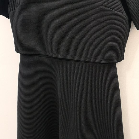 Forever21 Flared Black Dress - Picture 3 of 7